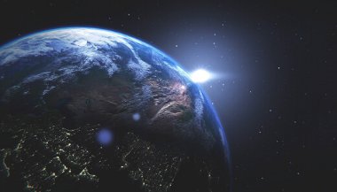 O planeta Terra recebe a visita de seres de Luz