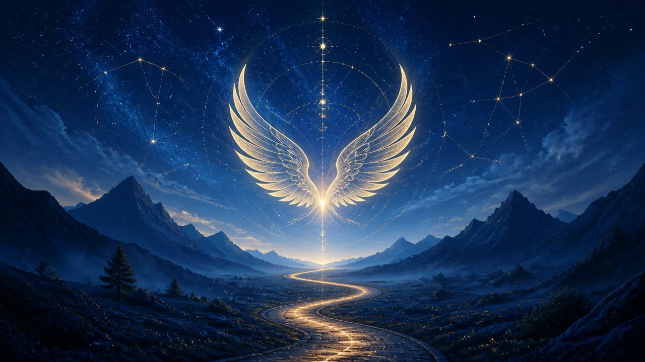 Arte editorial mística sobre Quem precisa de Anjo da Guarda?