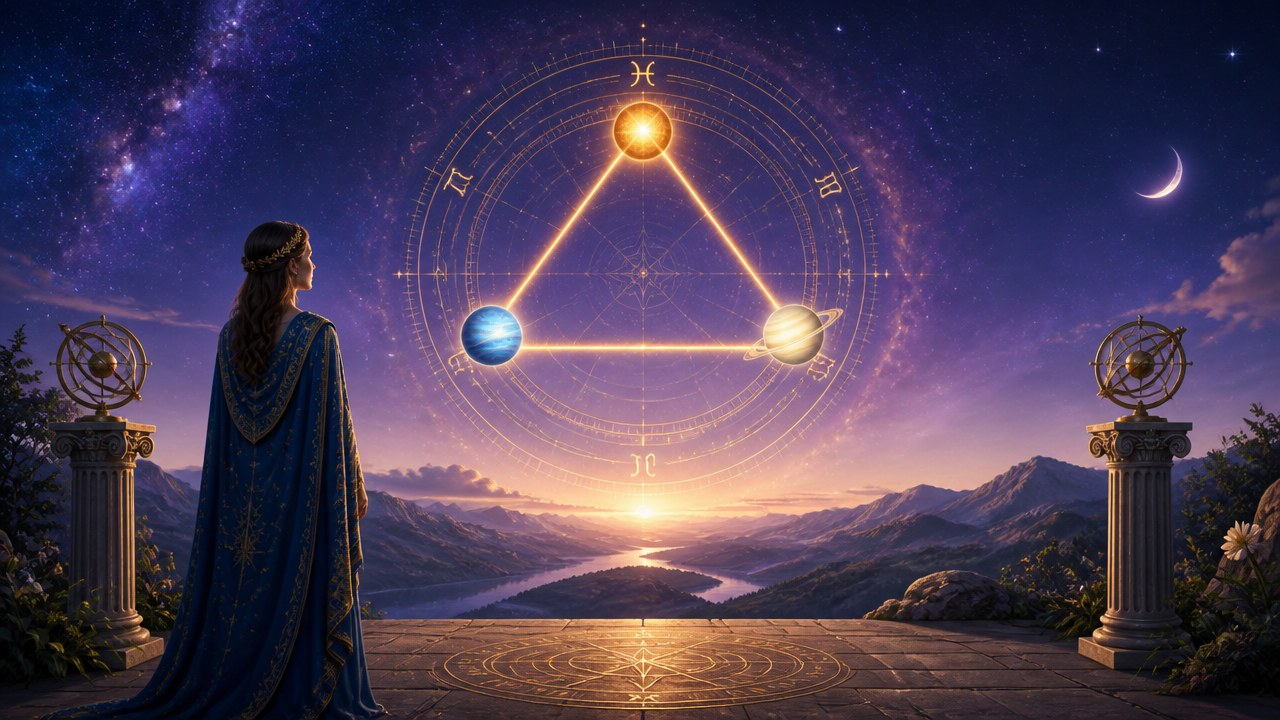 Trígono no Mapa Astral: significado, influência e como interpretar esse aspecto