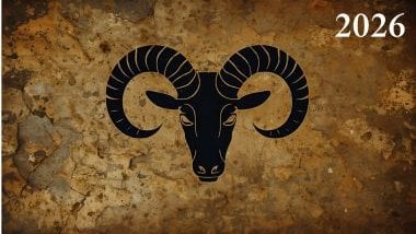 Glifo do signo de touro e o ano de 2026 acoplado na imagem no canto superior direito.