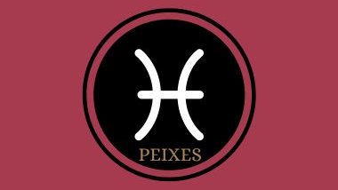 Glifo do signo de Peixes