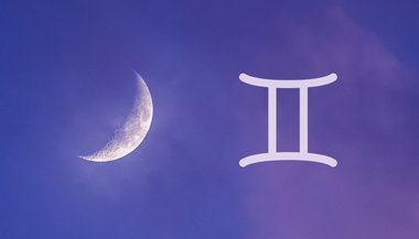 Lua Crescente em Gêmeos — 10 de março de 2022