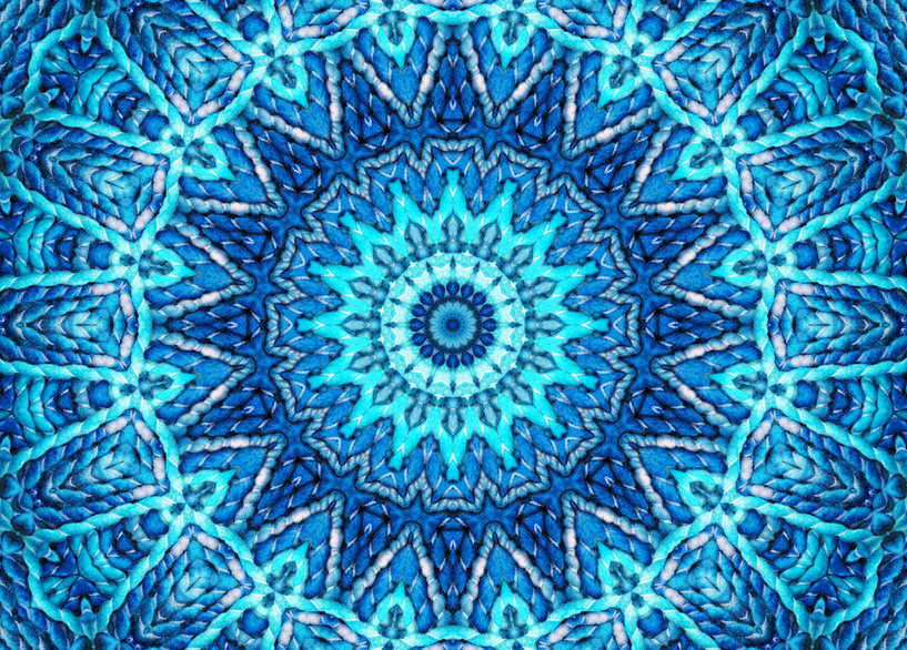 Mandala azul.