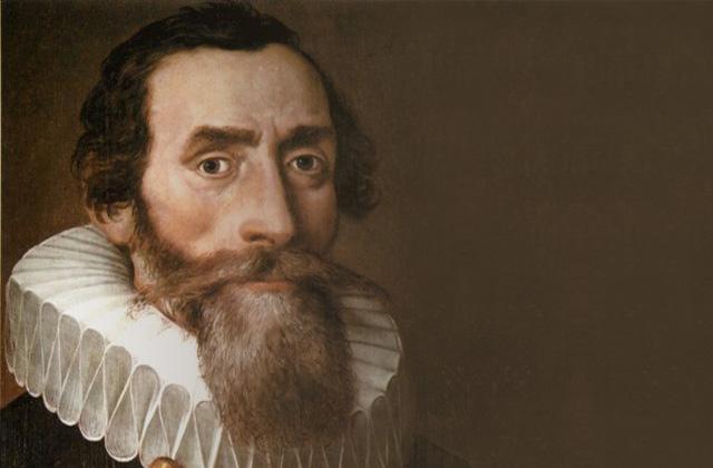 Retrato pintado a óleo de Johannes Kepler