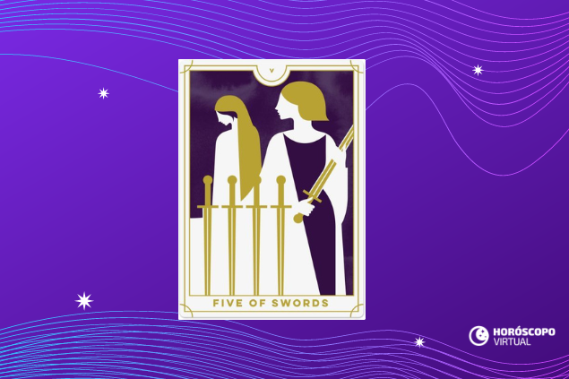 Carta 5 de espadas