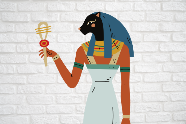 Ilustração da Deusa Maat.