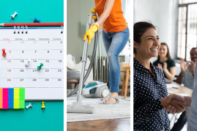 Montagem de 3 coisas que os virginianos gostam