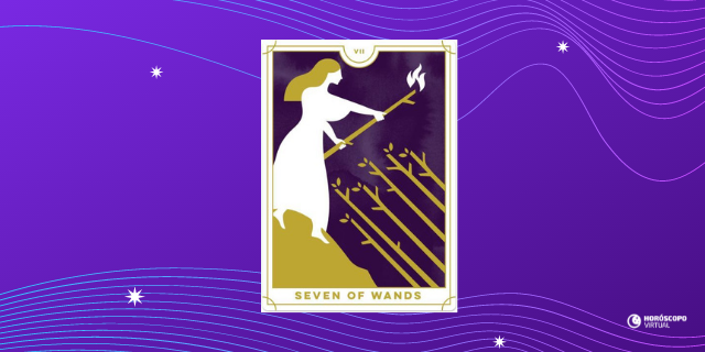 Horóscopo Virtual / Canva Carta Sete de Paus