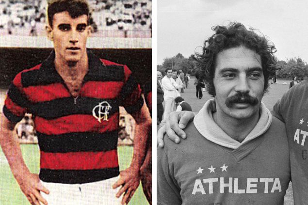 Reprodução / Revista do Esporte / Uol / Wikimedia Commons / Mieremet, Rob / Anefo Imagen dos dois craques da copa do mundo de futebol do signo de capricórnio: Gérson e Rivelino