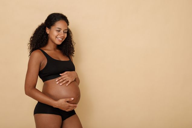 Imagem de uma mulher grávida