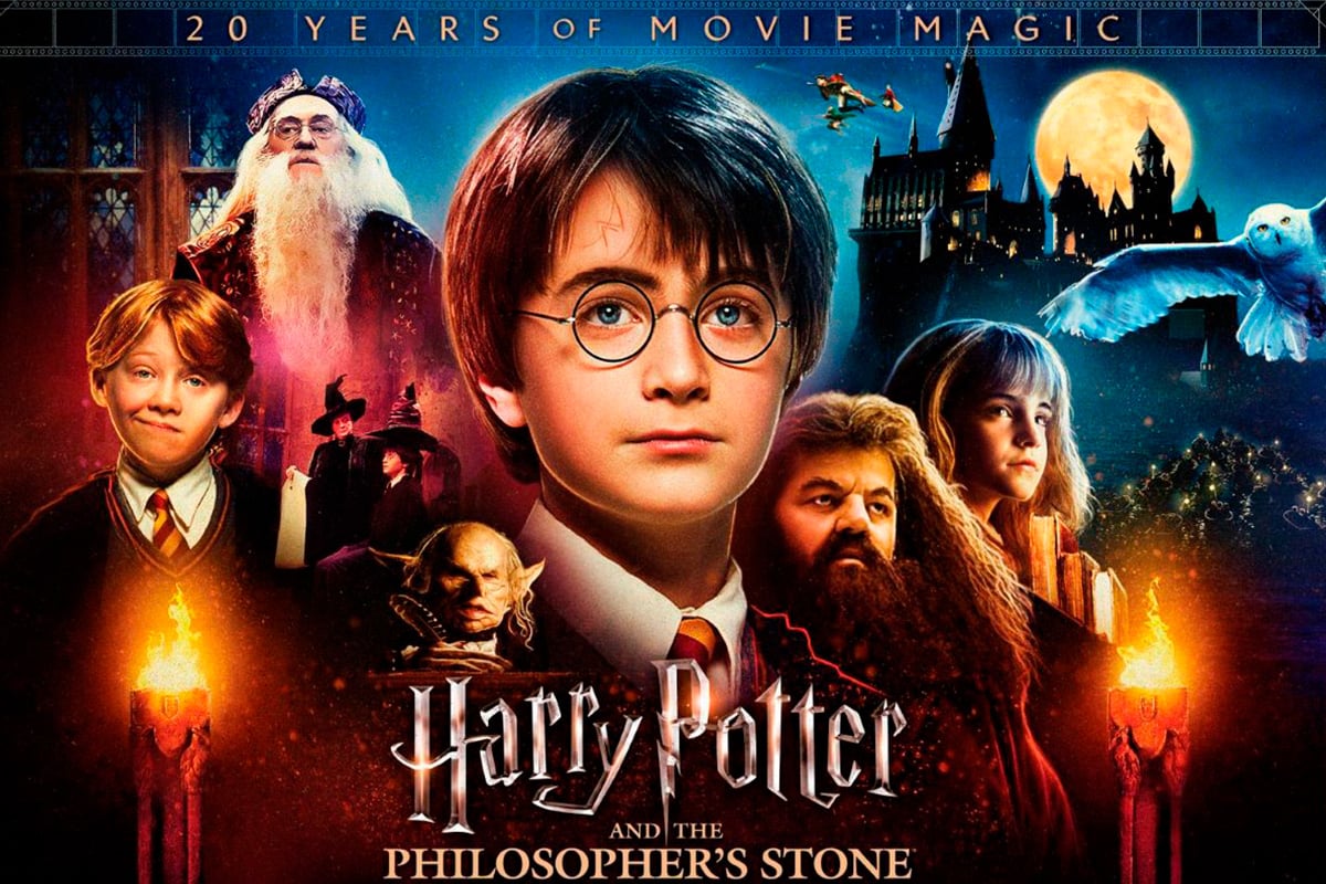 Capa do filme Harry Potter.