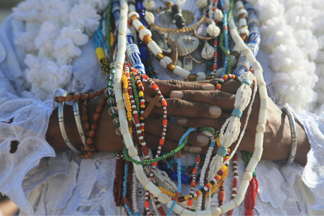 Baiana com várias guias