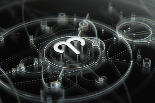 No foco da imagem, há o símbolo do signo de Áries e, ao fundo, há um mapa astrológico.