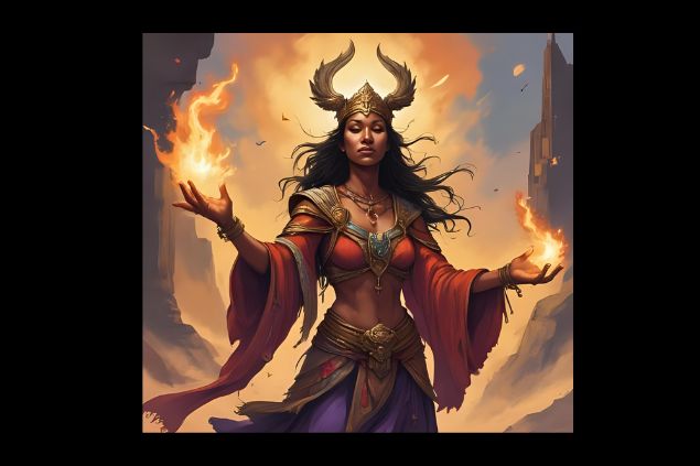 Canva/horoscopovIrtuAl Imagem da orixá Egunitá da Umbanda.