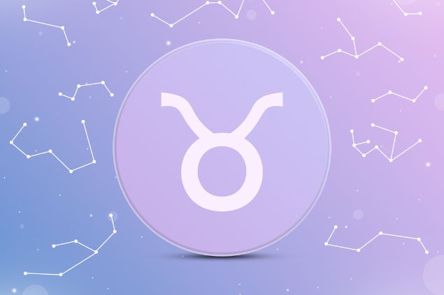 Buffik de Buffik / Canva Imagem do logo do signo de touro na cor lilás.