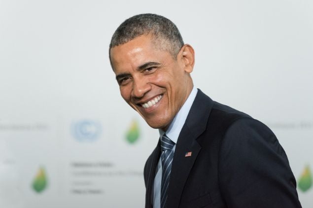 Barack Obama sorrindo
