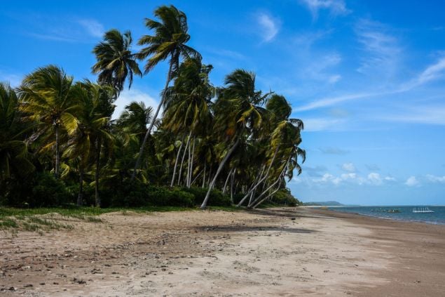 Praia do Patacho, em Alagoas