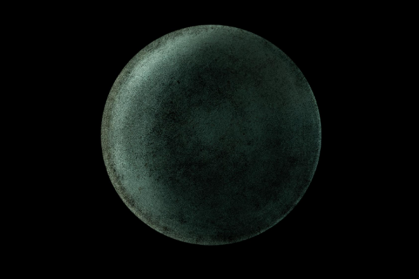 Imagem abstrata do planeta Urano visto do espaço