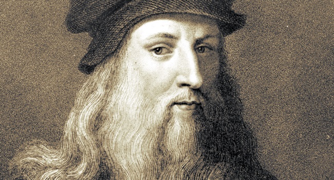Leonardo da Vinci em pintura
