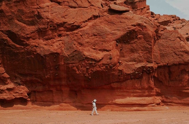 Representação de Marte.