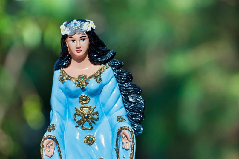 Estátua de Iemanjá.