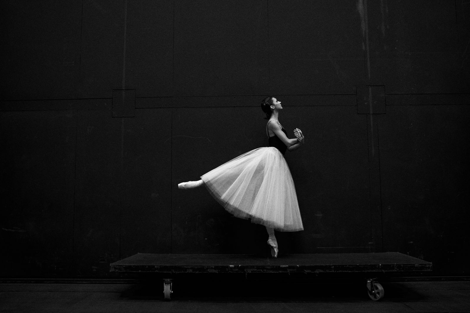 Mulher dançando ballet