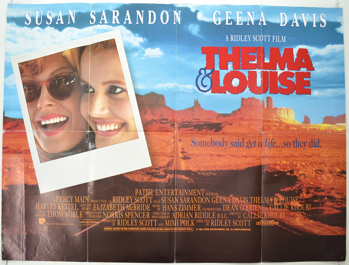 Pôster do filme Thelma e Louise.
